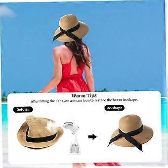 Solhatter Sugerør med sugerør Dame Panama Panama Sommer Strand Solbeskyttelse UPF50+ Ultrafiolett beskyttelse for ferie