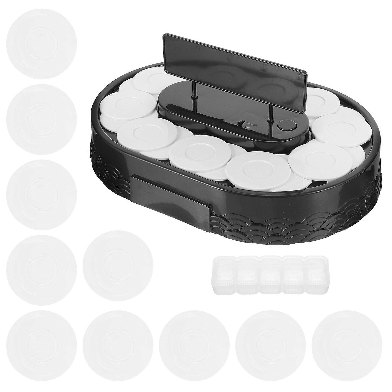 Rotating Sushi Display Stand Automatic Displaying Holder Turntable