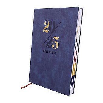 Tagesplaner 2025, Tagebuch, Planerbuch, Tragbares akademisches Notizbuch