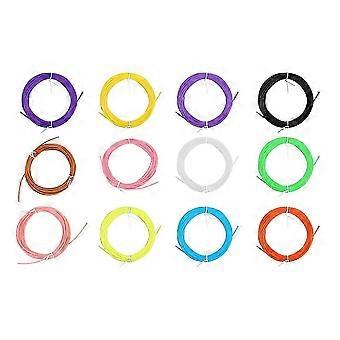 Creative Art Projects Drawing Pens 12Pcs 500X0.1CM Smooth Printing Assorted Color 3D Pen for Artists