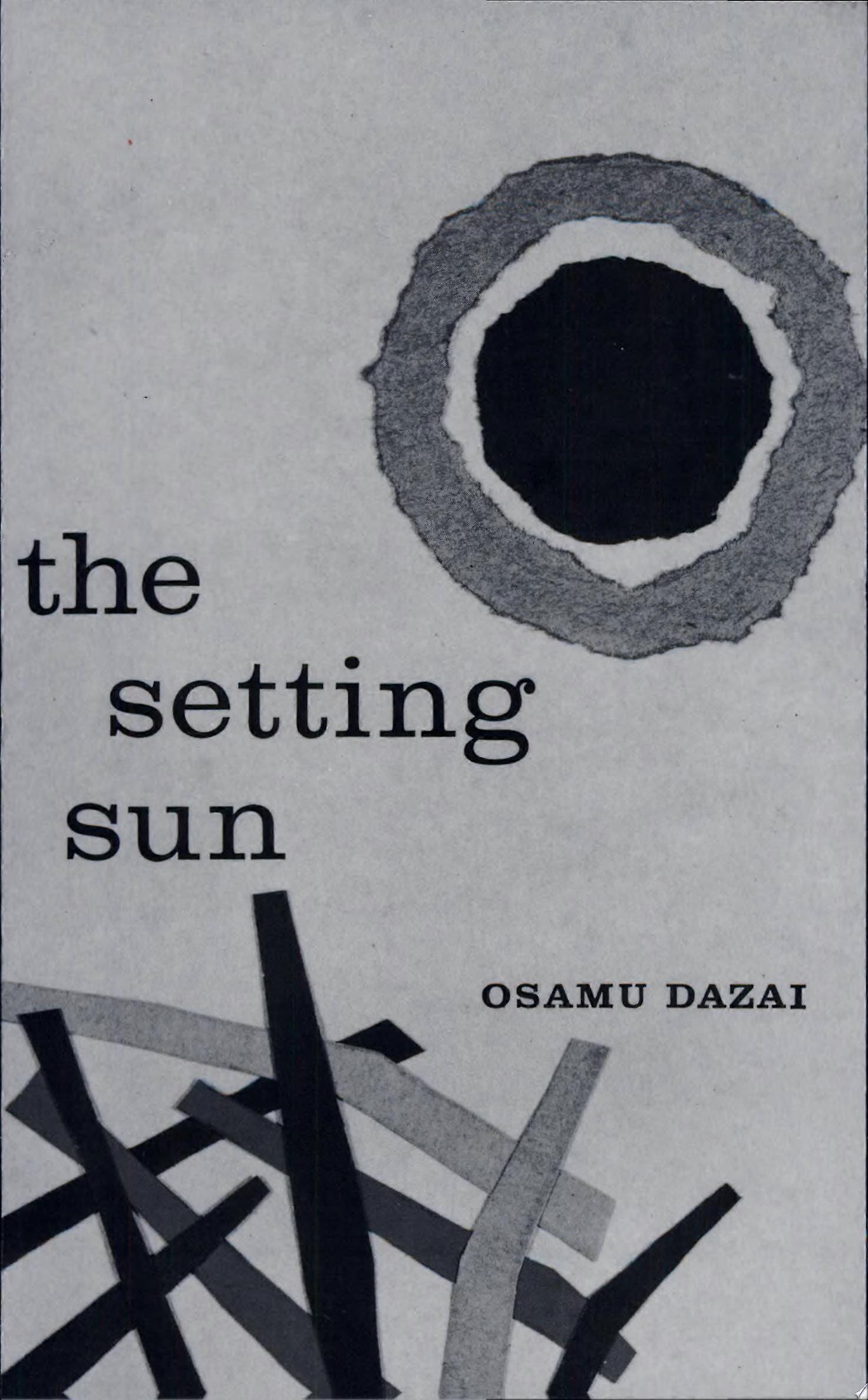 The setting sun