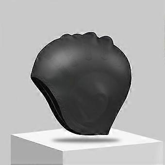Ear Protection Cap,Increase Silicone Swimming Cap, Ear Protection, Hair Protection, Waterproof