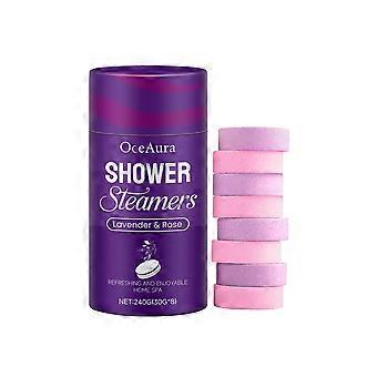 Pastilhas de Banho Oceaura com Aroma de Rosa e Lavanda - Limpeza Suave, Hidratação e Nutrição para uma Pele Macia
