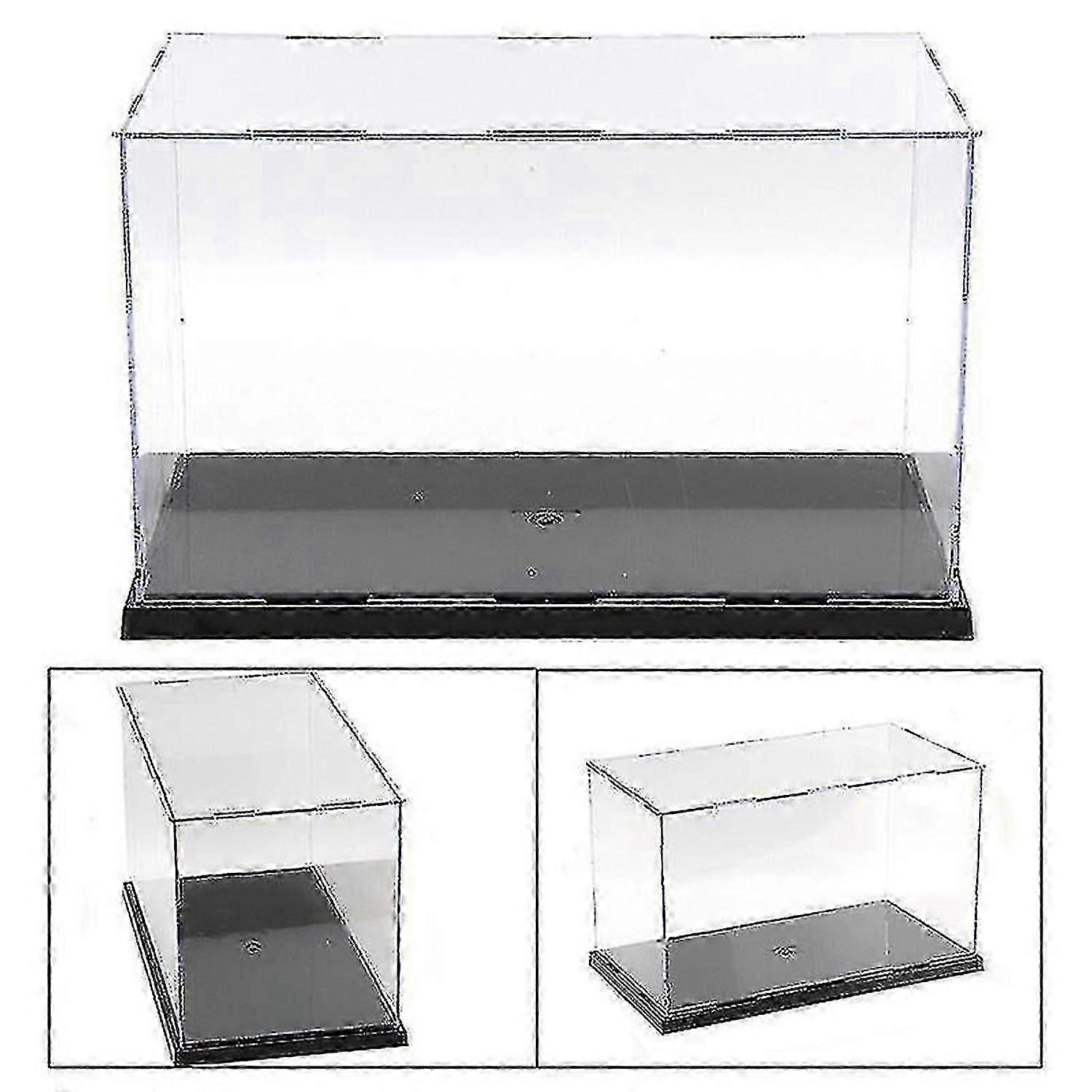 30cm Clear Acrylic Display Case, Dustproof Box for Collectible Figures
