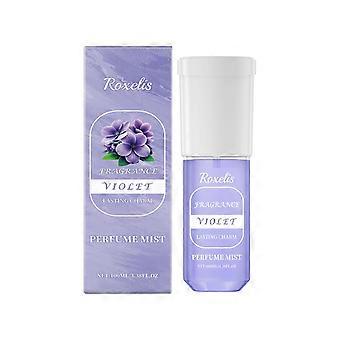 O perfume Roxelis Violet exala charme, fragrância duradoura, portátil, elegante e fresco. Perfume corporal em spray de nicho.