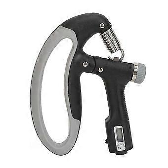 Grip Strength Trainer Electronic Counting Comfortable Grip PVC Finger Arm Exercise Strengthener Black