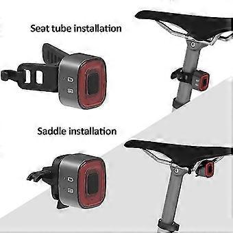 Enfitnix CubeLite II Bike Smart Brake Sensing Baklykter USB MTB Road Sykkel Night Riding Light LED Alert Long Strip Lights USB