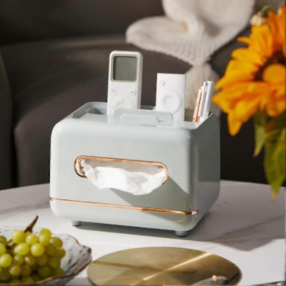 Tissue Boxes With Remote Control Holder Countertop Organizer B SXQ