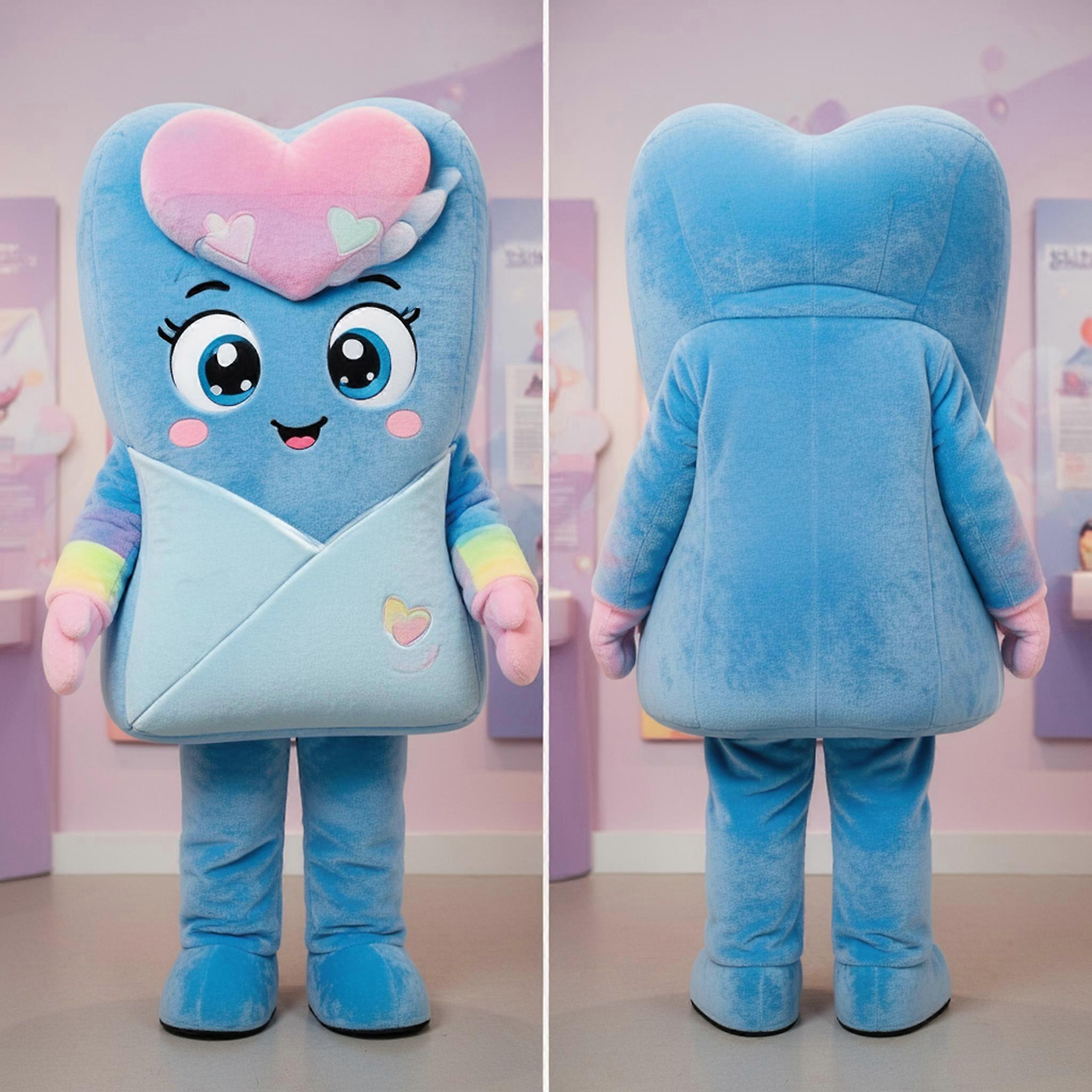 MASTICOT Soft Rounded Love Letter Mascot