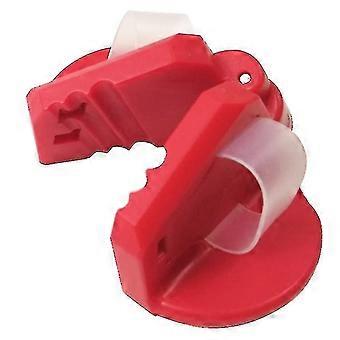 Supporto per unghie in plastica Protezione per unghie di sicurezza per chiodi martellanti (2 pezzi, rosso)