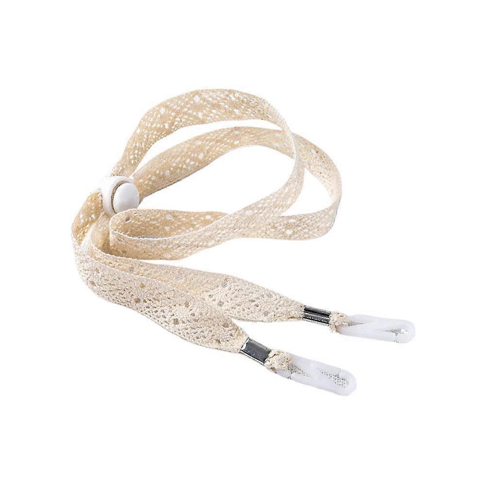 Adjustable Cotton-Polyester Hat Windproof Chin Strap with Double Clips