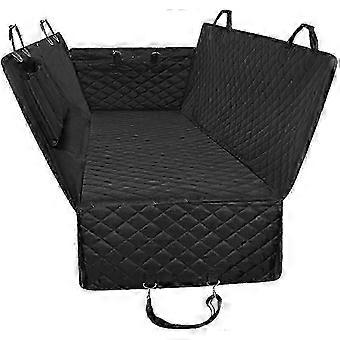 Luxury Quilted Waterproof Dog Car Seat Cover - Non-Slip Black Large 57'W x 60'L - Perfect Protection for Pets in Your Vehicle