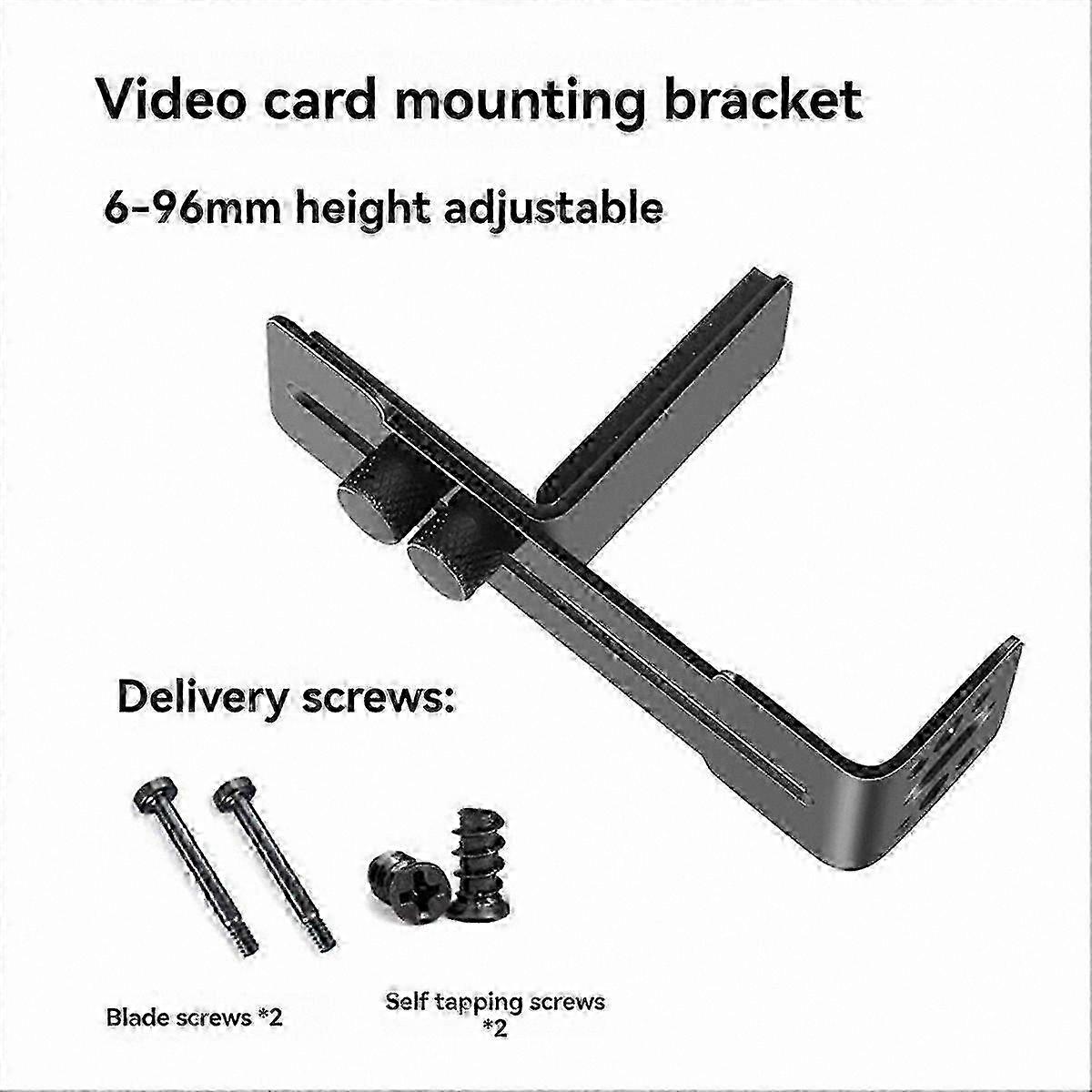 Adjustable Iron Alloy GPU Support Bracket