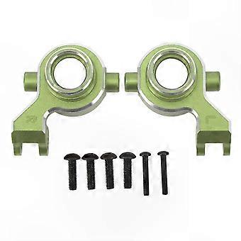 2pcs Aluminum Alloy Steering Cups for 1/10 RC Vehicles, Durable and Easy to Install, Green