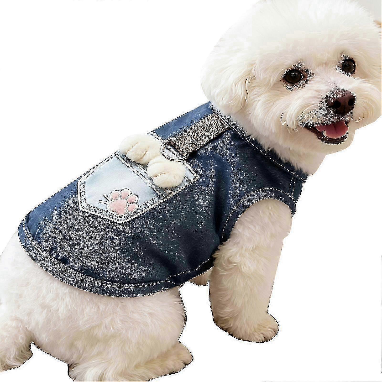 Skin Friendly Denim Dog Tee