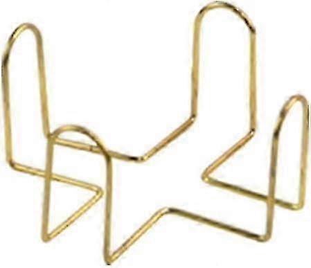 Dual-Shape Coaster Rack Gold