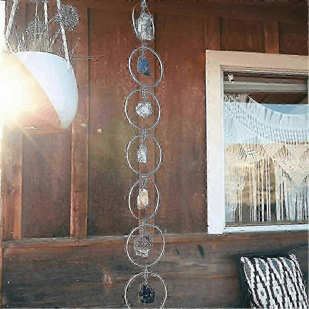 Palm-Sized 7 Chakra Stone Chime