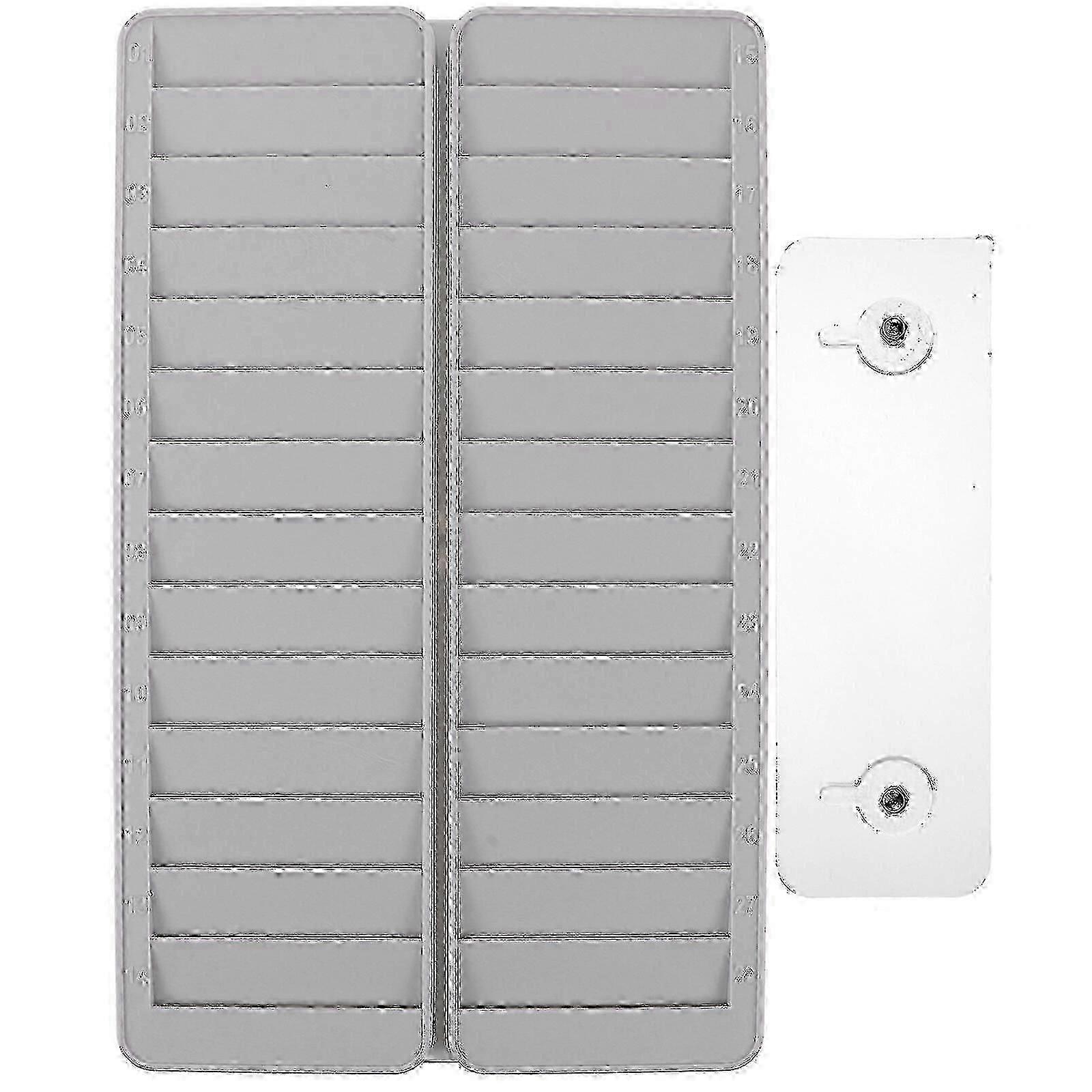 Wall Mounted Retractable Cards Rack compatible with Office Time Attendance PE