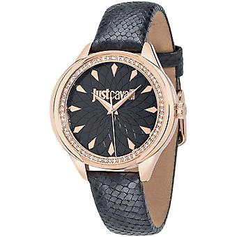 Just cavalli watches jc01* Quartz Analog Woman Watch with Cowhide Bracelet R7251571501