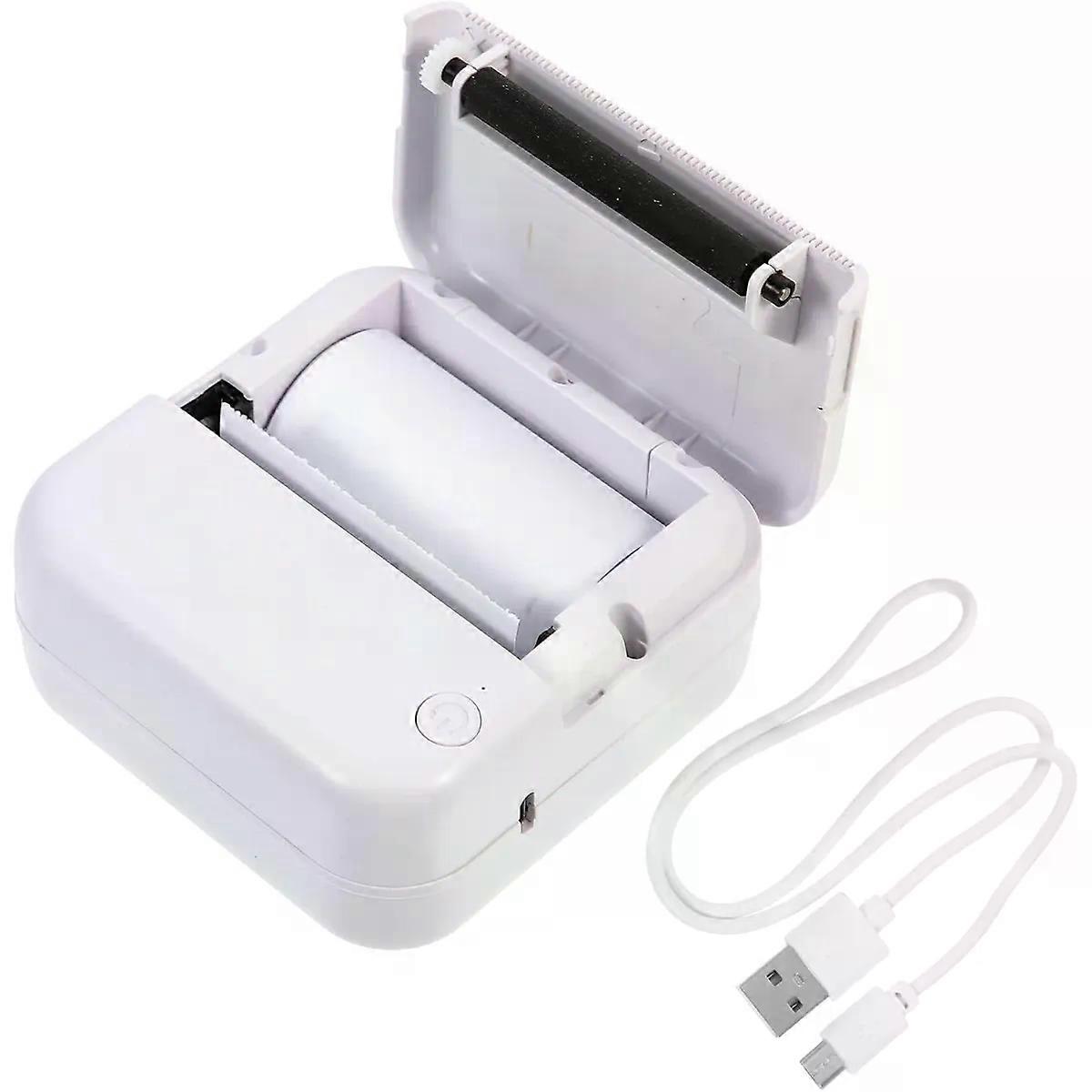 Portable Wireless Label Making Printer for Students, Pink ABS
