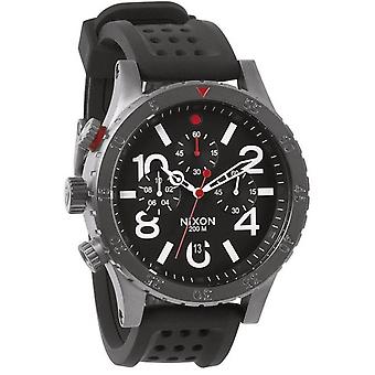 Nixon 48/20 Quartz Analog Man Watch with A2781426 Rubber Bracelet
