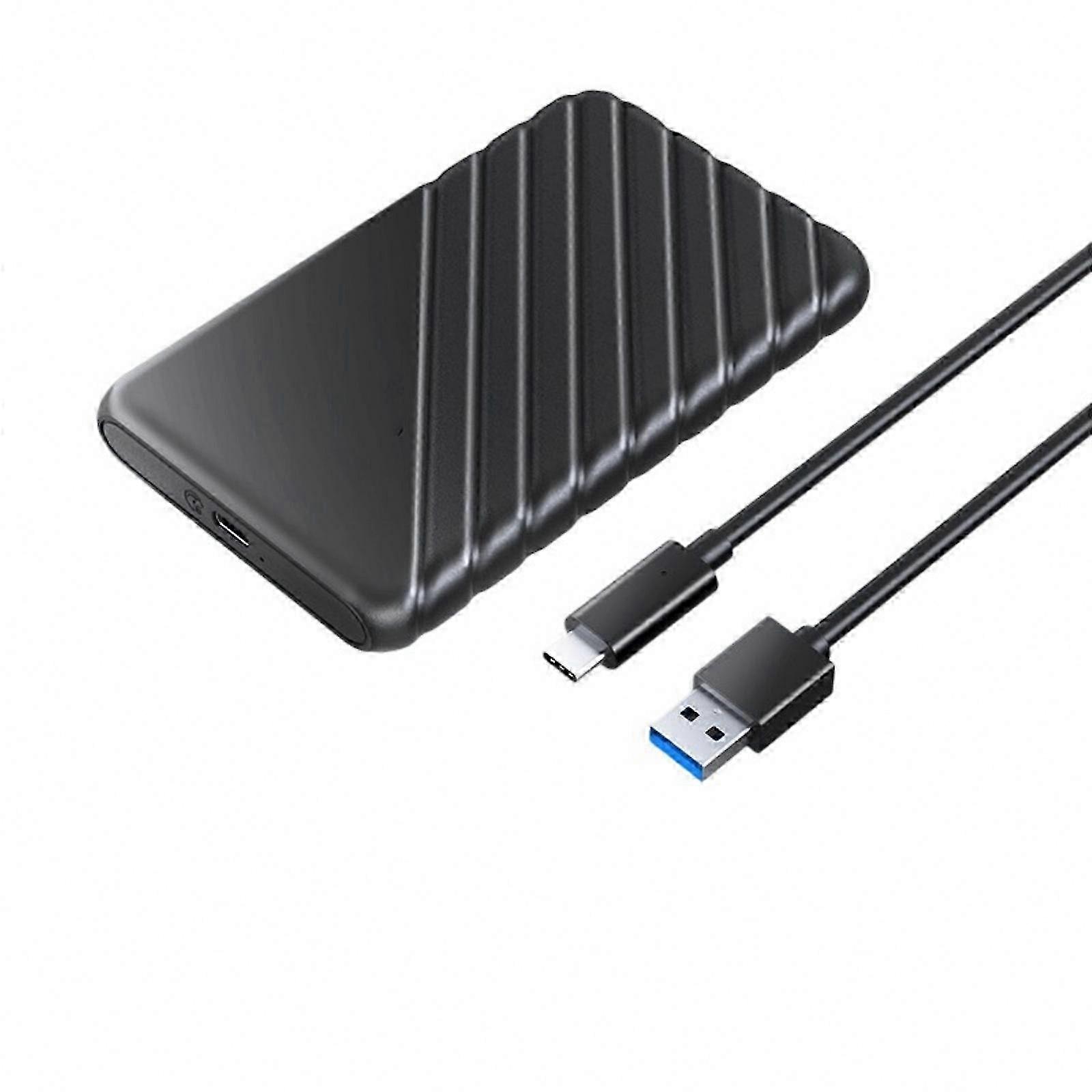 External Hard Drive Enclosure 2.5 Inch, USB3.0 Adapter Case Compatible with PC Computer