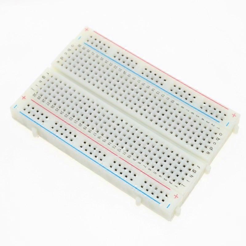 400 Tie Points Solderless PCB Breadboard Mini Universal Test Protoboard DIY Bread Board for Bus Test Circuit Board