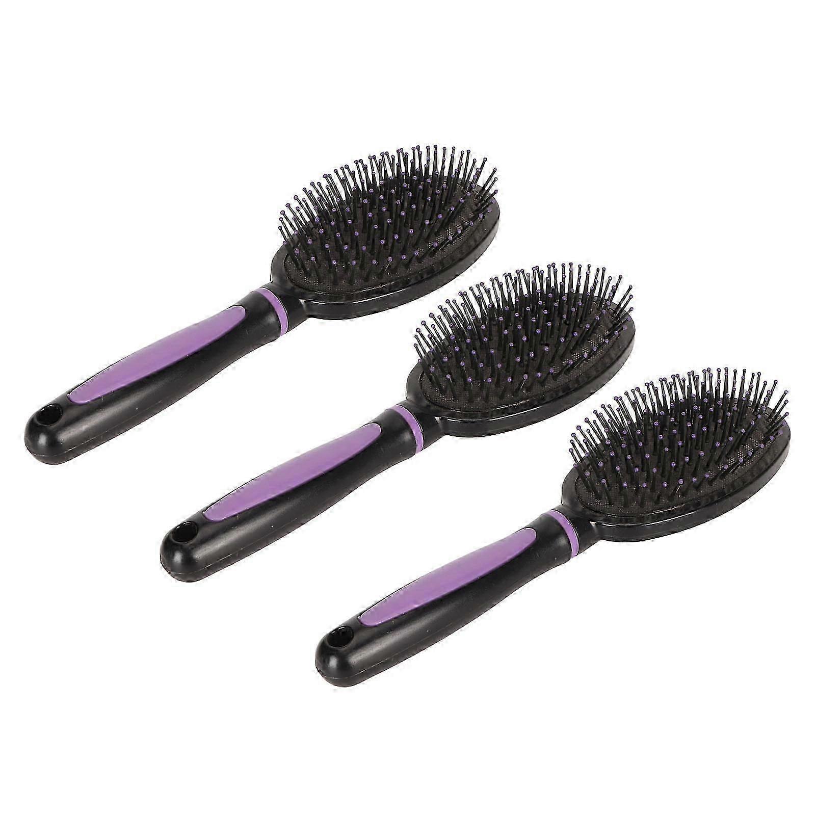 3 Pcs Oval Scalp Massager Comb
