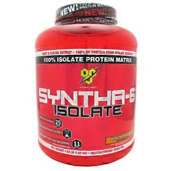 BSN Inc. Syntha-6 Isolate Whey Protein Powder Peanut Butter Cookie, 4 Lbs (Pack of 1)