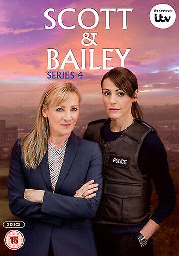 Scott and Bailey Series 4 DVD (2014) Suranne Jones cert 15 2 discs - Region 2