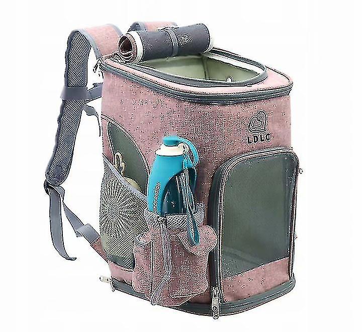 Portable Pet Backpack + Water Cup, With Foldable Anti-virus Mesh, Rabbit, Dog, Cat, Hiking, Travel, Camping
