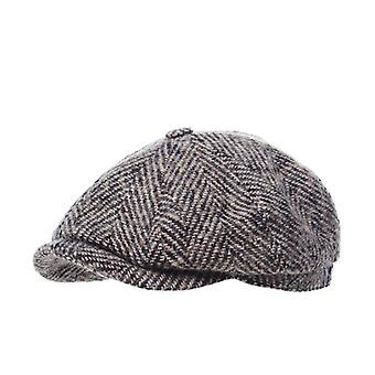 Stetson Virgin Wool Herringbone Hatteras Cap