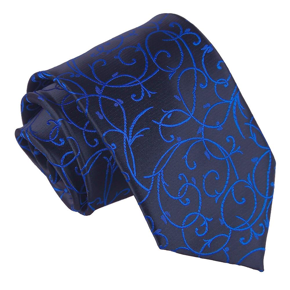 Black and Blue Swirl Tie