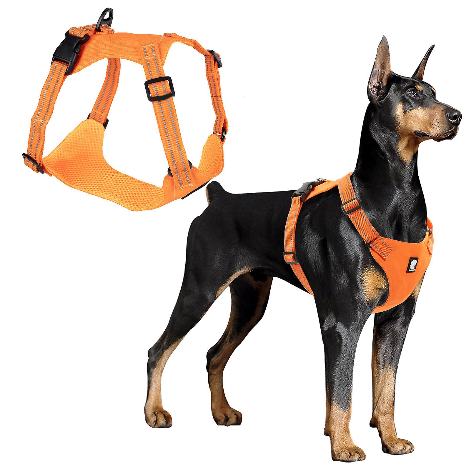 Dog Harness Reflective Adjustable Mesh Lightweight Vest