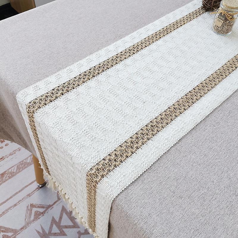 Table Runner Rectangular Crochet Table Cover Macrame Macrame Table Runner for Country Kitchen Kitchen Wedding Decoration 30*180cm