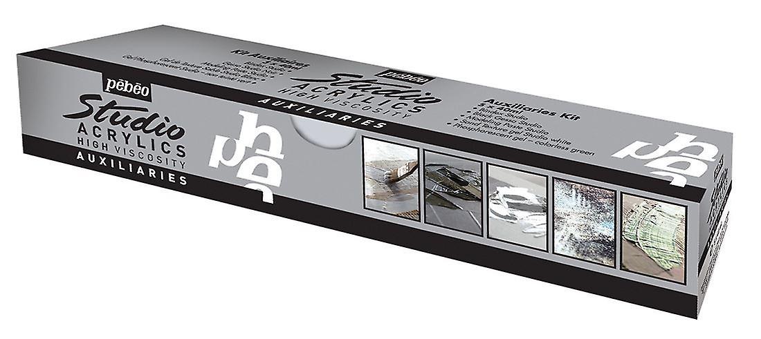 Pebeo Studio Acrylics Auxiliaries Set 5 x 40ml