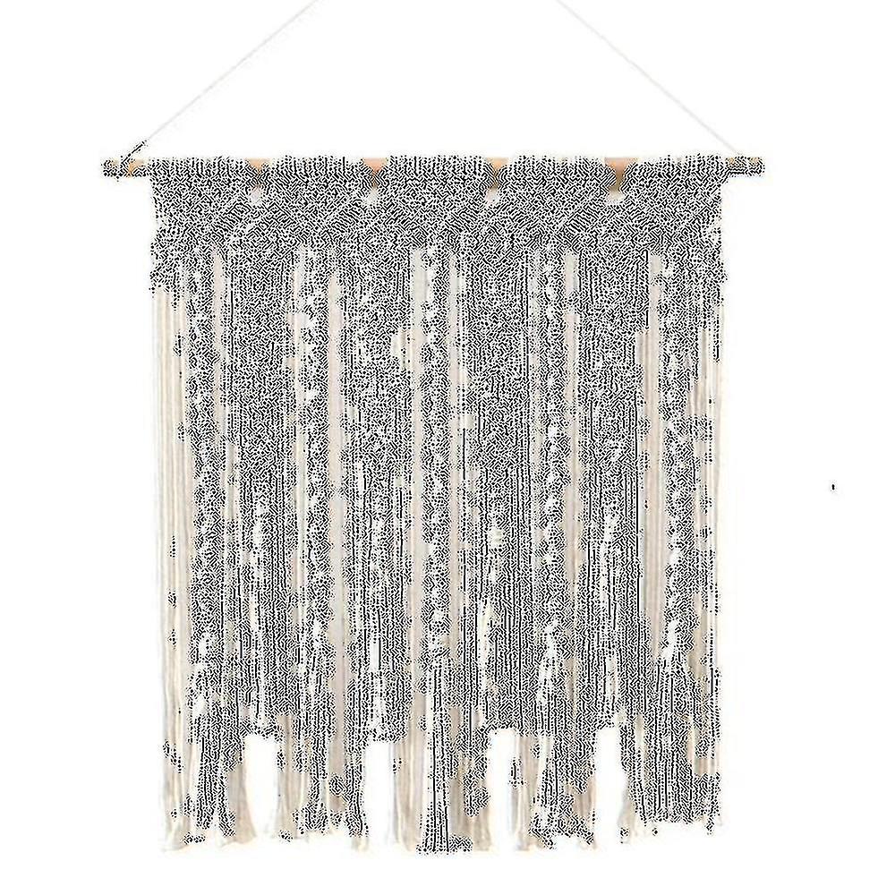 Makramee Handgewebt Böhmische Baumwolle Seil Boho Wandteppich Wohnkultur Kunst
