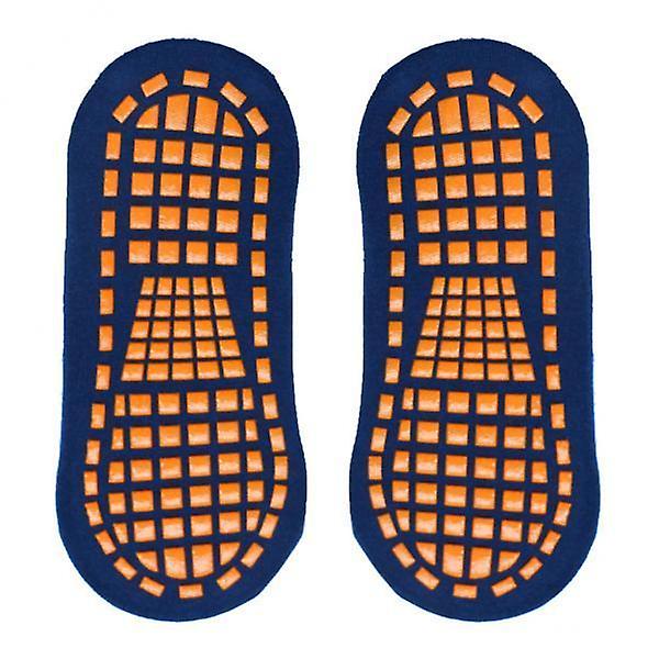 2xNon-slip floor socks Navy
