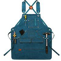 Triomphe Child blue gardening apron length 47cm