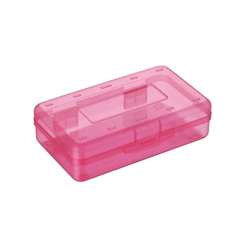 Stationery Box Large Capacity Stackable Design Anti-dirty Transparent Kid Pencil Box for School