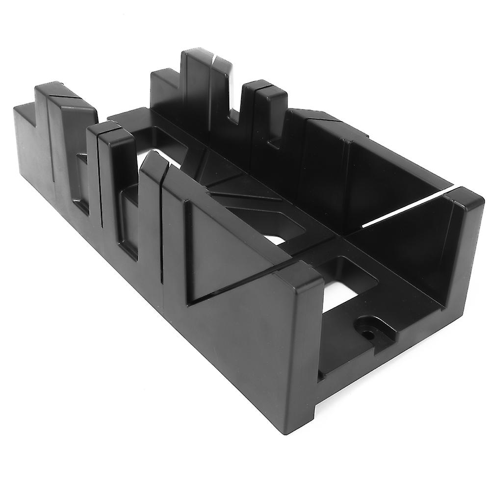 Multi-Function Miter Saw Box 0/45/90° Cutting Tool Black ABS