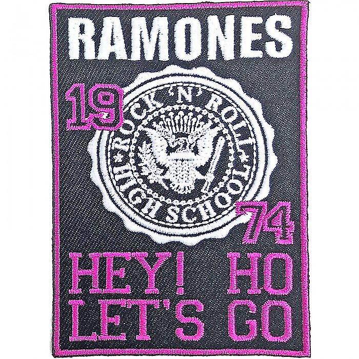 Ramones High School Standard Iron On Patch