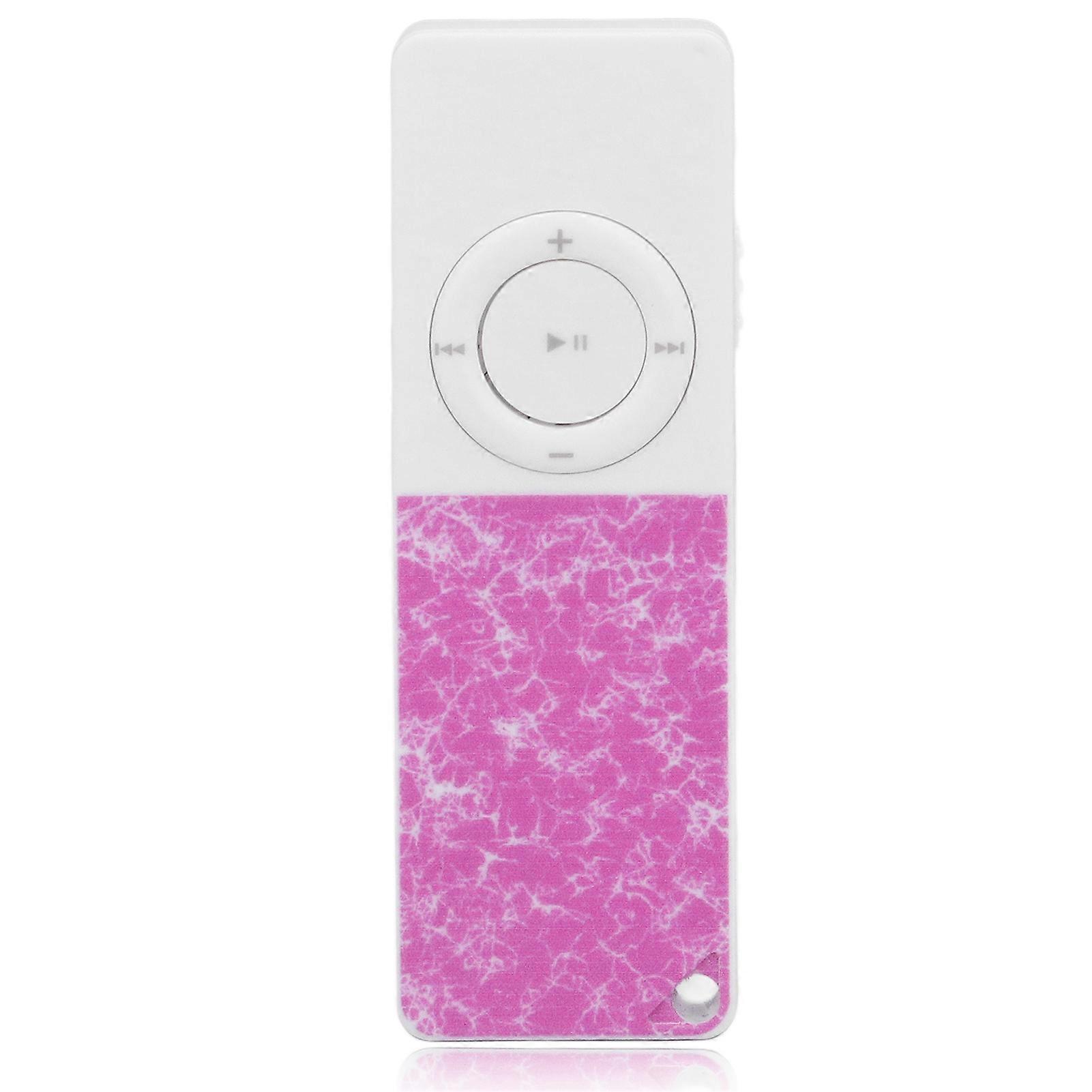 Fuchsia Slim MP3 Player: HiFi Lossless Sound, 64GB Support, Long Battery Life, Portable