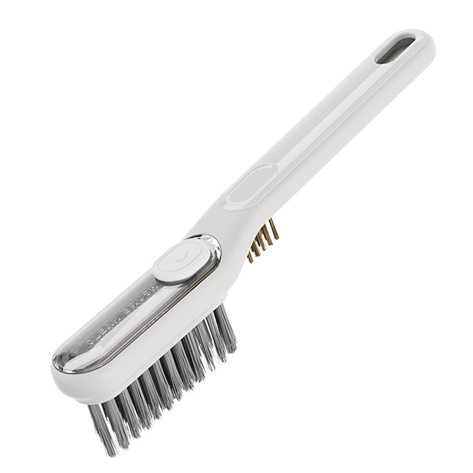 Bathroom Tile Brush with Hole Flexible Portable Tile Cleaning Tool for Bathroom