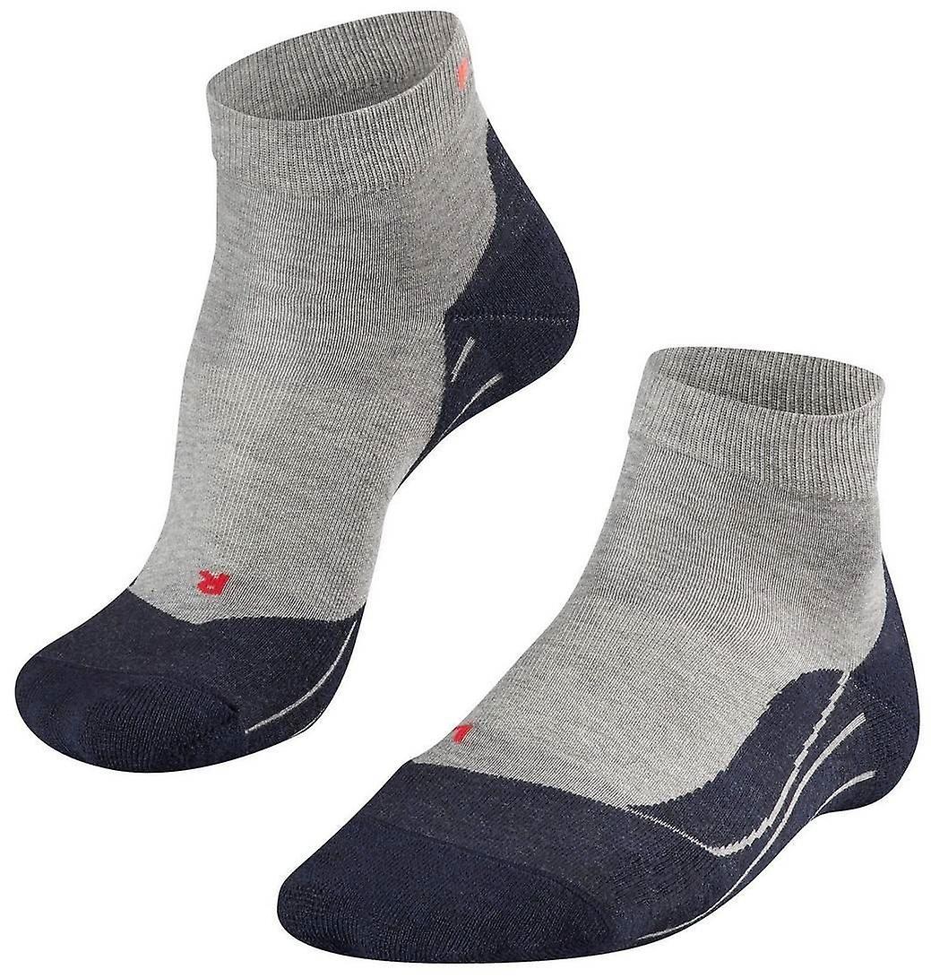 Falke Running 4 Medium Short Socks - Light Grey