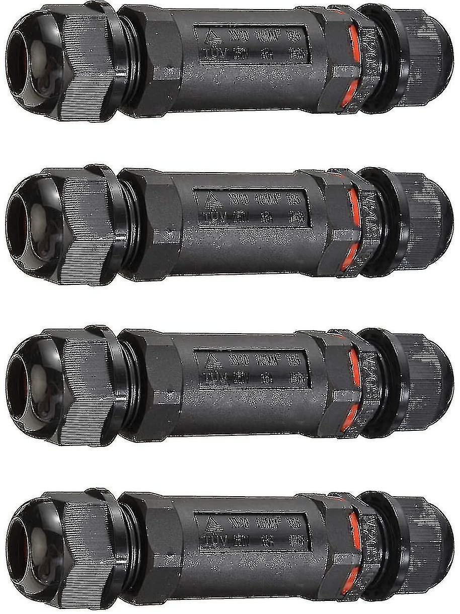 Junction Box, 4 Pack Waterproof Junction Box, Ip68 Waterproof Outdoor Cable