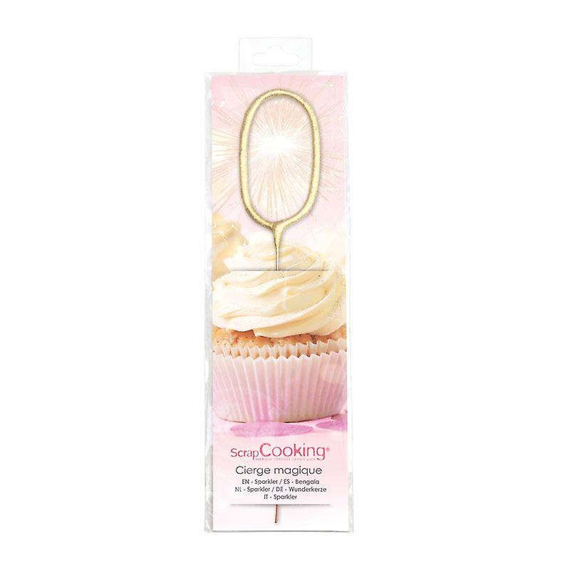 Magic candle 17,5 cm - number 0
