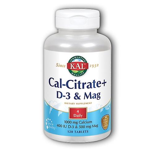 Kal Cal-Citrate+, 120 Tabs (Pack of 1)