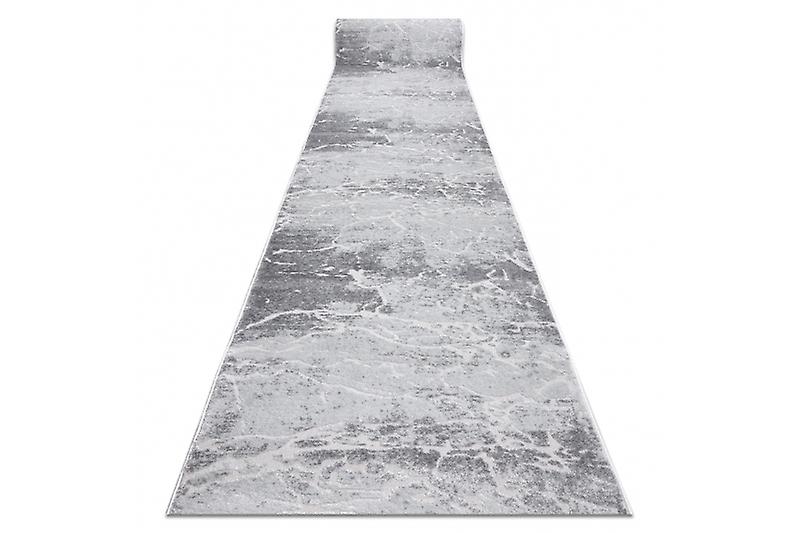 Runner Structural MEFE 6182 two levels of fleece grey 150 cm