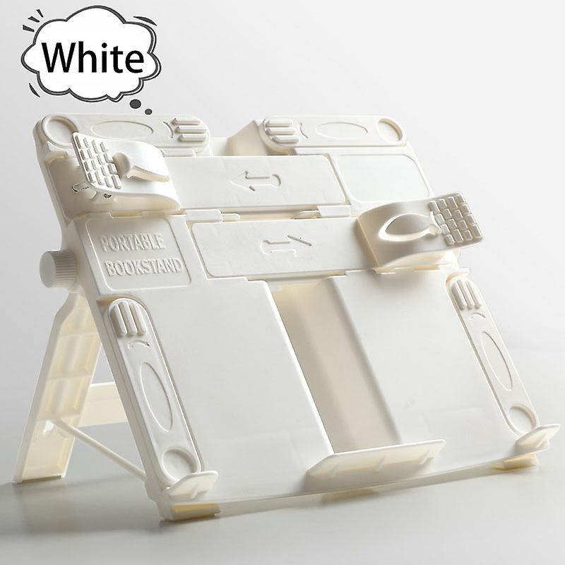 Adjustable Reading Book Stand Portable Non-Slip Metal Folding Textbooks Tablet Display Holder For